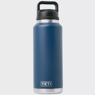 Yeti Rambler Bottle 46oz Chug Cap, Navy Blue, thermosfles met drinkdop, 1.36L
