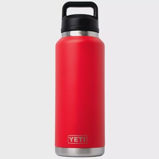 Yeti Rambler Bottle 46oz Chug Cap, Rescue Red, thermosfles met drinkdop, 1.36L