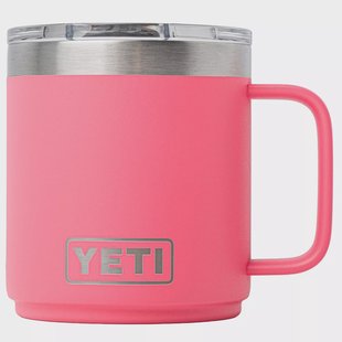 Yeti Rambler Stackable Mug 2.0 10oz Mag Slider Lid, Tropical Pink, stapelbare thermosmok met deksel, 295 ml