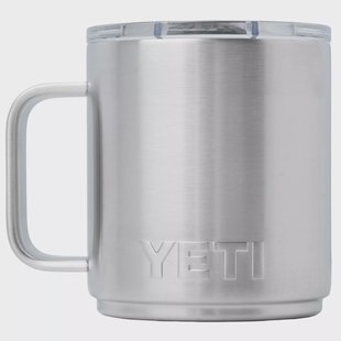 Yeti Rambler Stackable Mug 2.0 10oz Mag Slider Lid, Stainless Steel, stapelbare thermosmok met deksel, 295 ml