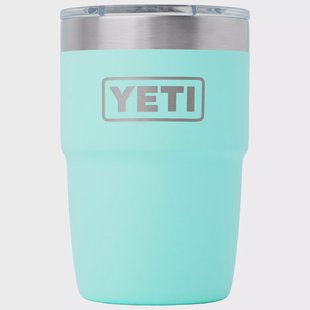 Yeti Rambler Stackable Cup 8oz Mag Slider Lid, Seafoam, stapelbare thermosbeker met deksel, 237 ml