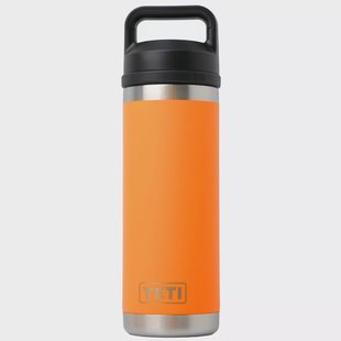 Yeti Rambler Bottle 18oz Chug Cap, King Crab Orange, thermosfles met drinkdop, 532 ml
