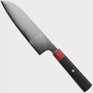 Yaxell Rei YL37401, 69-laags damaststaal, VG10, DLC coating, santoku, 16.5 cm