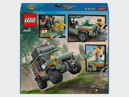 LEGO CITY 60447 4x4 terreinwagen voor in de bergen