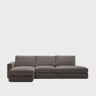Kave Home 5-zits Loungebank Alea Links - Donkerbruin