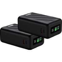 BlueBuilt Power Bank 27.000 mAh met Snelladen 140 Watt Duo Pack