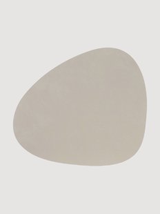 Asymmetrische leren placemats Nupo, 2-delig