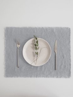 Linnen placemats Light Grey