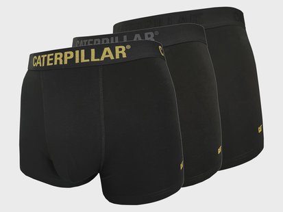 CATERPILLAR Set van 3 heren boxers (Zwart, M)