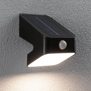 Paulmann Lesly zonne-buitenwandlamp, antraciet, sensor, IP65