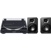 Audio-Technica AT-LP60XBTBK + Audio-Technica ATH-SP3X Zwart