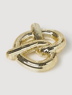 Glinsterend decoratief object Disco Pretzel