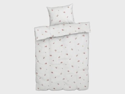LIVARNO Baby dekbedovertrek 60 x 120 cm (Wit)