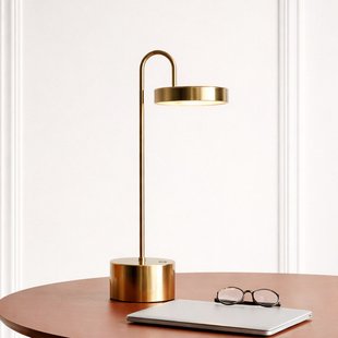 MOOVELIGHT LED tafellamp op accu, messing, 35 cm - Dyberg Larsen - Woonkamer - Designer - Metaal - 1 lamp