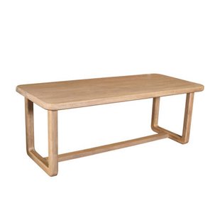 Giga Meubel Eettafel Loja - Rechthoek Naturel Mangohout - 200x90x76cm