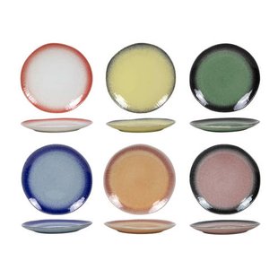Studio Tavola Ontbijtborden / Desserborden Fire ø 20 cm - 6 Stuks