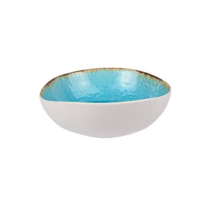 Cosy & Trendy Schalen Organic Laguna Azzurro 19 x 18 cm - 4 Stuks