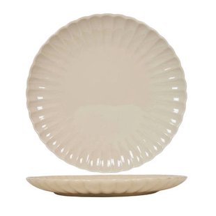 Cookinglife Ontbijtborden / Dessertborden Cardida Beige ø 19.5 cm - 6 Stuks