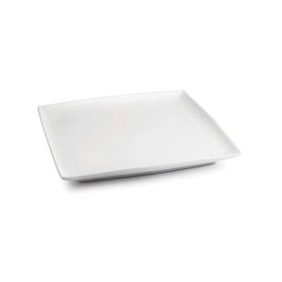 BonBistro Ontbijtborden / Dessertborden Yong Squito 23 x 23 cm - Wit - 6 stuks