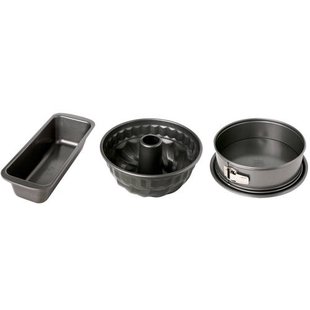 Birkmann Birkmann Bakvorm set Easy Baking - 3 delig - Springvorm, Tulbandvorm & Cakevorm