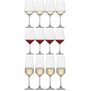 Schott Zwiesel Wijnglazen Set Tulip - 12-delig- Rode & Witte Wijnglazen & Champagneglazen