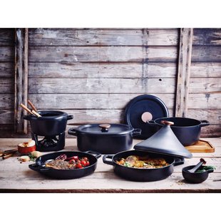 Alva Tajine - Nori - Gietijzer ø 28 cm - 3 liter - geëmailleerde anti-aanbaklaag
