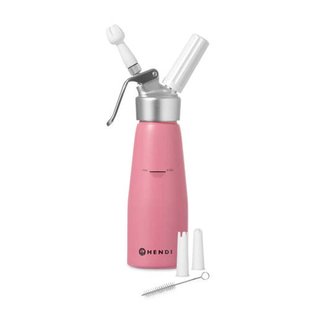 Hendi Slagroomspuit Pastel Roze - 500 ml