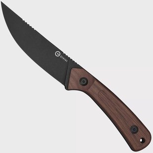 Civivi Carveth C25040-3, Blackwashed AEB-L, Guibourtia Wood jachtmes