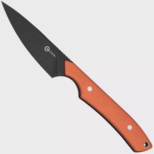 Civivi High Grass Field Knife C25084-1, Blackwashed 14C28N, Orange G10 jachtmes, Matt Gentry design
