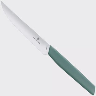 Victorinox Swiss Modern 6.9006.12W43 steakmes 12 cm, Sage