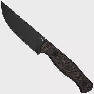 WE Knife Notchline WE25047-2, Blackwashed CPM S35VN, Copper Foil Carbon Fiber jachtmes
