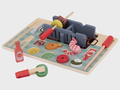 lupilu Houten puzzel (BBQ-set)