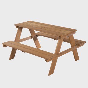 roba Kinder picknicktafel (Zonder speelbakken, Teak gekleurd)