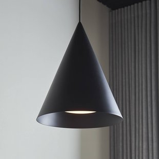 Hanzu hanglamp, Ø 35 cm, zwart, E27 - LOOM DESIGN - Woonkamer - Modern - Aluminium - 1 lamp