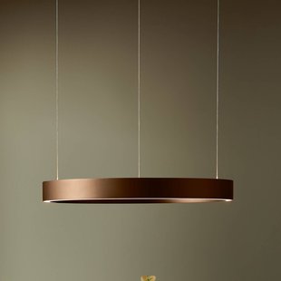 LOOM DESIGN LED hanglamp Velora karamelbruin, Ø 60 cm, dimbaar.