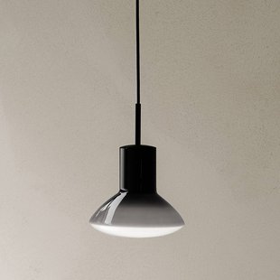 Onda hanglamp, grijs, Ø 17 cm, glas, GU10 - GRUPA - Woonkamer - Designer - Aluminium - 1 lamp