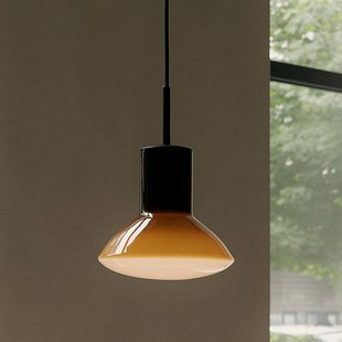 Grupa hanglamp Onda, oker, Ø 17 cm, glas, GU10