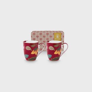 Pip Studio mok Blooming Tales (365 ml) (set van 2)