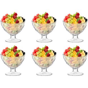 Bormioli Rocco IJscoupes - Sorbetglazen - Diamond - 360 ml - 6 stuks