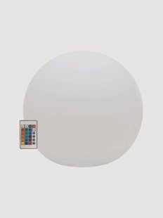Dimbare LED vloerlamp Shining Globe met kleurveranderfunctie