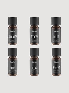 Geuroli&euml;n Essential voor diffusers Sophie en Nora (houtachtig, citrus, lavendel, eucalyptus, citroengras, sinaasappel), 6-delig