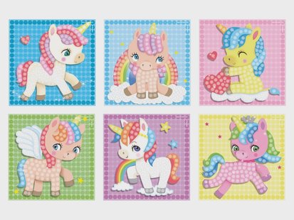 PLAYMAIS Kleine Mozaïek, met kleurrijke motieven. (Dream Unicorn)
