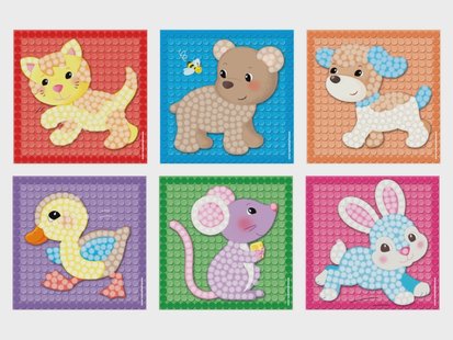 PLAYMAIS Speelgoed mozaïek (Little Friends)