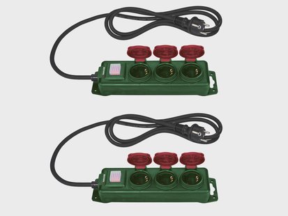 PARKSIDE Stekkerdoos IP44 (2x3-voudig)