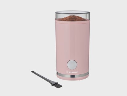SILVERCREST Koffiemolen, voor 70 g koffiebonen (Roze)