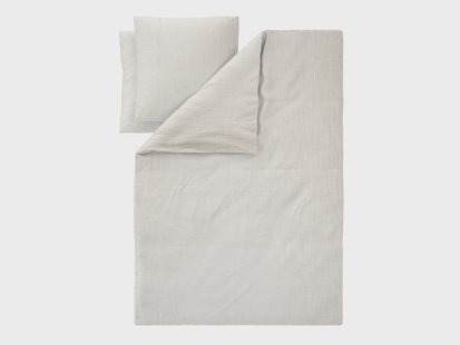 LIVARNO Premium mousseline beddengoed, 200 x 200 cm. (wit)