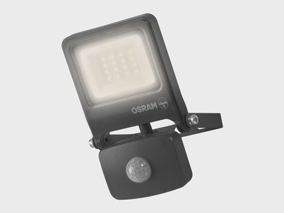 OSRAM LED-buitenlamp met sensor Endura Flood Sensor (830 DG / 10 W, Donkergrijs)