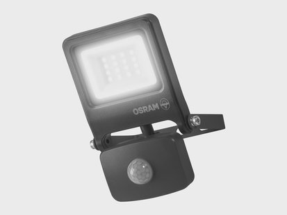 OSRAM LED-buitenlamp met sensor Endura Flood Sensor (840 DG / 10 W, Donkergrijs)
