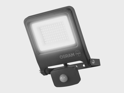 OSRAM LED-buitenlamp met sensor Endura Flood Sensor (840 DG / 50 W, Donkergrijs)