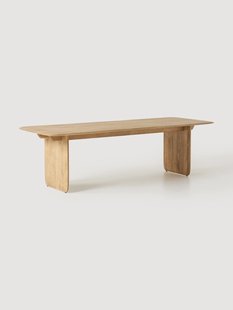 Eettafel Kora van mangohout, in verschillende formaten